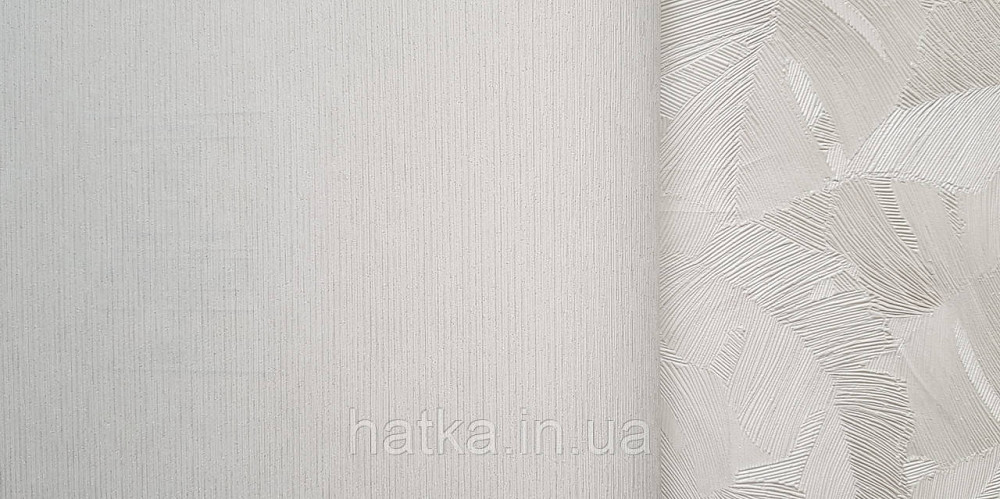 Обои винил на флизелине Grandeco Time метровые однотонные тонкая полоска белые Киев - изображение 2