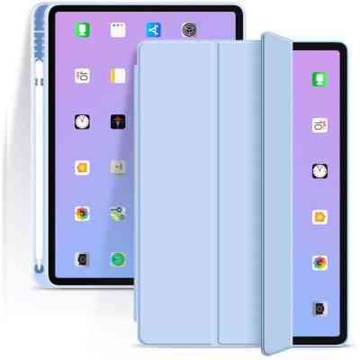 Чохол до планшета BeCover Tri Fold Hard TPU Apple iPad Air 4 10.9 2020/2022 Light Blue (706752) (706752) Вінниця
