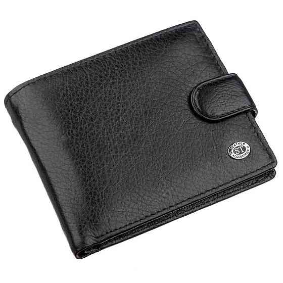 Чоловік універсальний гаманець ST Leather 18836 Чорний Київ