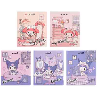 Тетрадь Kite Kuromi, 24 листа, клетка (HK25-238) Винница