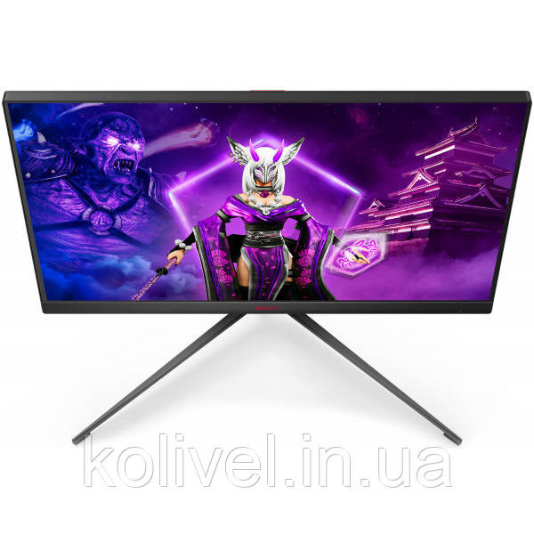 TFT 27" AOC AGON AG274QS, QHD, IPS, 300Гц, 1мс, 2x HDMI, 2x DP, USB-hub, HAS, Pivot, колонки, чорний (AG274QS) Київ - фото 7