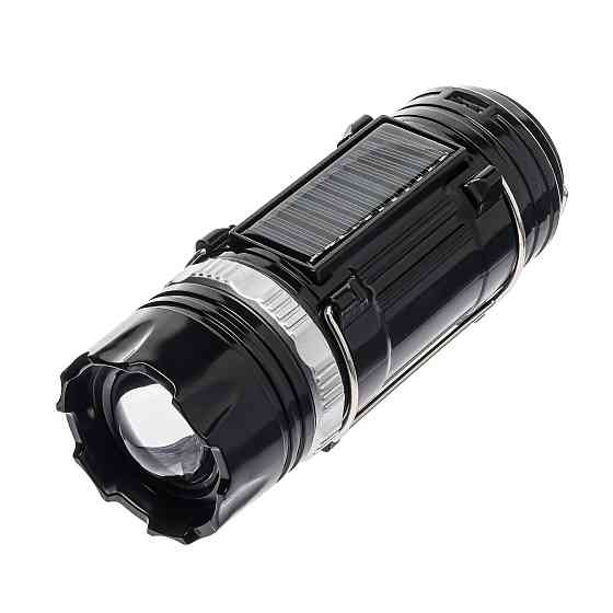 Ліхтар для кемпінгу GSH-9688, акумулятор, сонячна батарея Дніпро