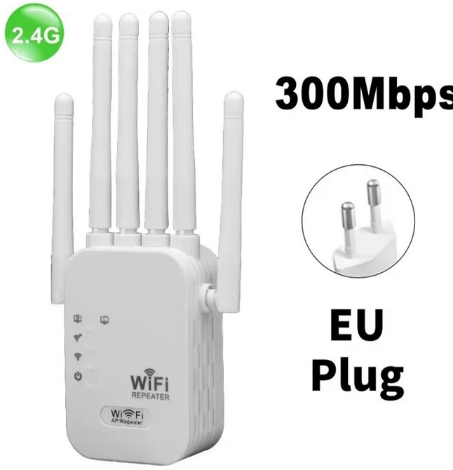 Усилитель сигнала WiFi 6  Kebidumei 2,4G/5G 1200 мбит/с. Харьков - изображение 2
