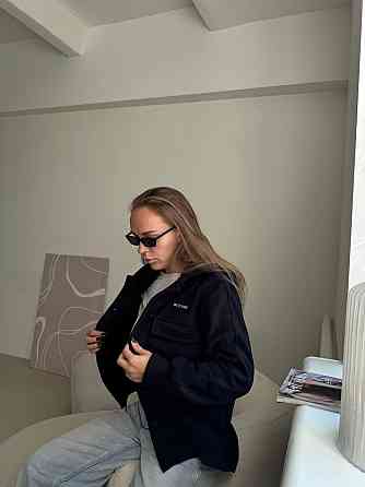 Жіноча стильна тепла сорочка з ґудзиками-поліс Чорний Одеса