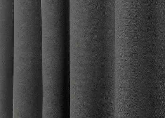 Шторная ткань лен блэкаут 100%, цвет графитовый 1594ш Киев