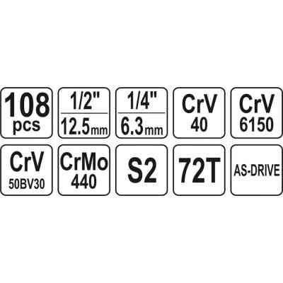 Набір інструментів Yato YT-38791 Вінниця