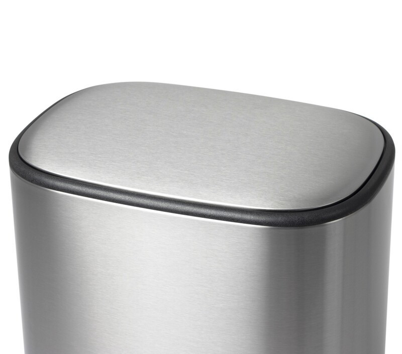 Овальное мусорное ведро Mixxus Premium Diverse-TC0112 с плавным закрытием 12 л, цвет нержавейка (MI7079) Харьков - изображение 5