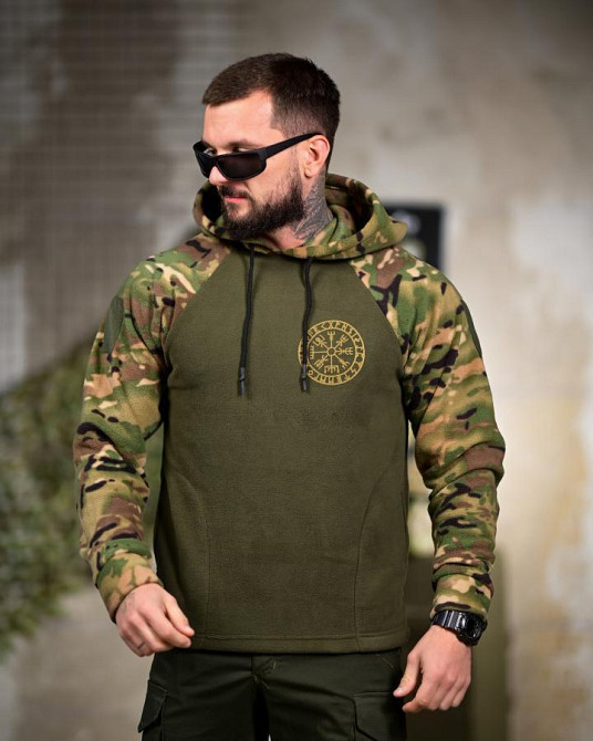 Флисовка худи Руны ПП8228 Одесса - изображение 3