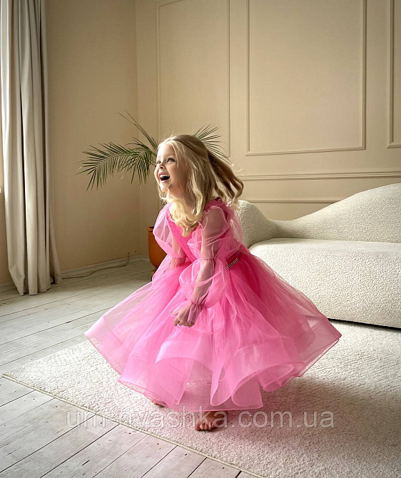 Дитяча малинова сукня 104-146 Кривий Ріг - фото 7