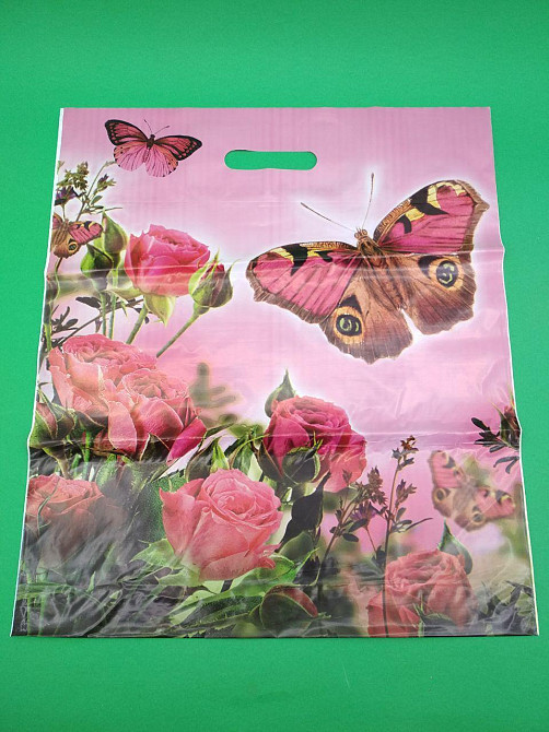 Пакеты с вырубной ручкой(42*50+3)