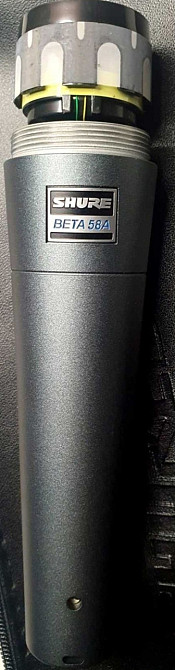 Shure Beta 58A - легендарный суперкардиоидный микрофон вокал подкаст. Киев - изображение 5