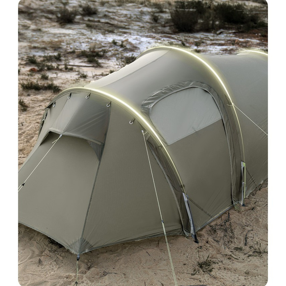 Намет тримісний Naturehike Opalus, UL, CNK2450WS036, темно-зелений Киев - изображение 11