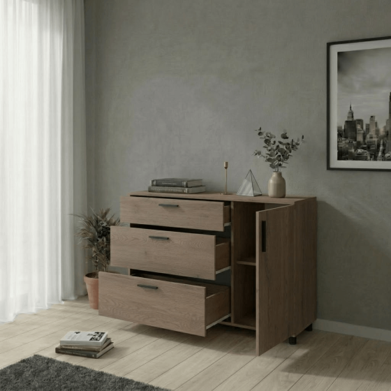 Комод Doros Торн Кремона Канноло 3Ш/1Д 135х51.6х80 (DRS-012106) Львів