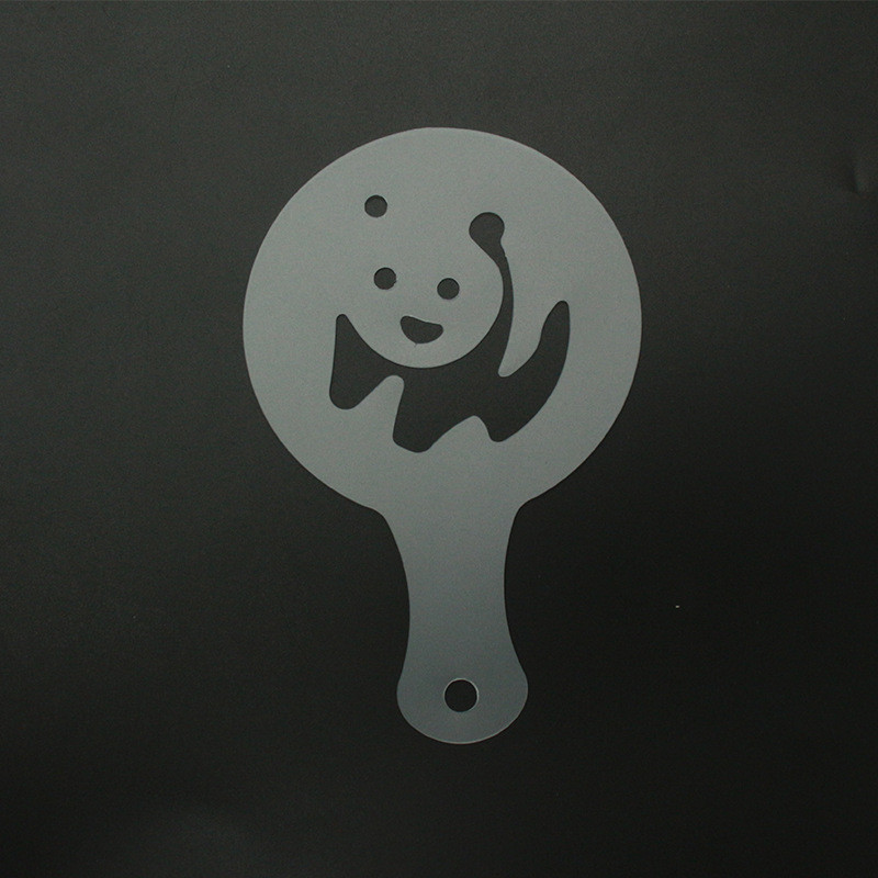 Набор трафаретов для кофе 16 штук 85 мм серый Киев - изображение 9