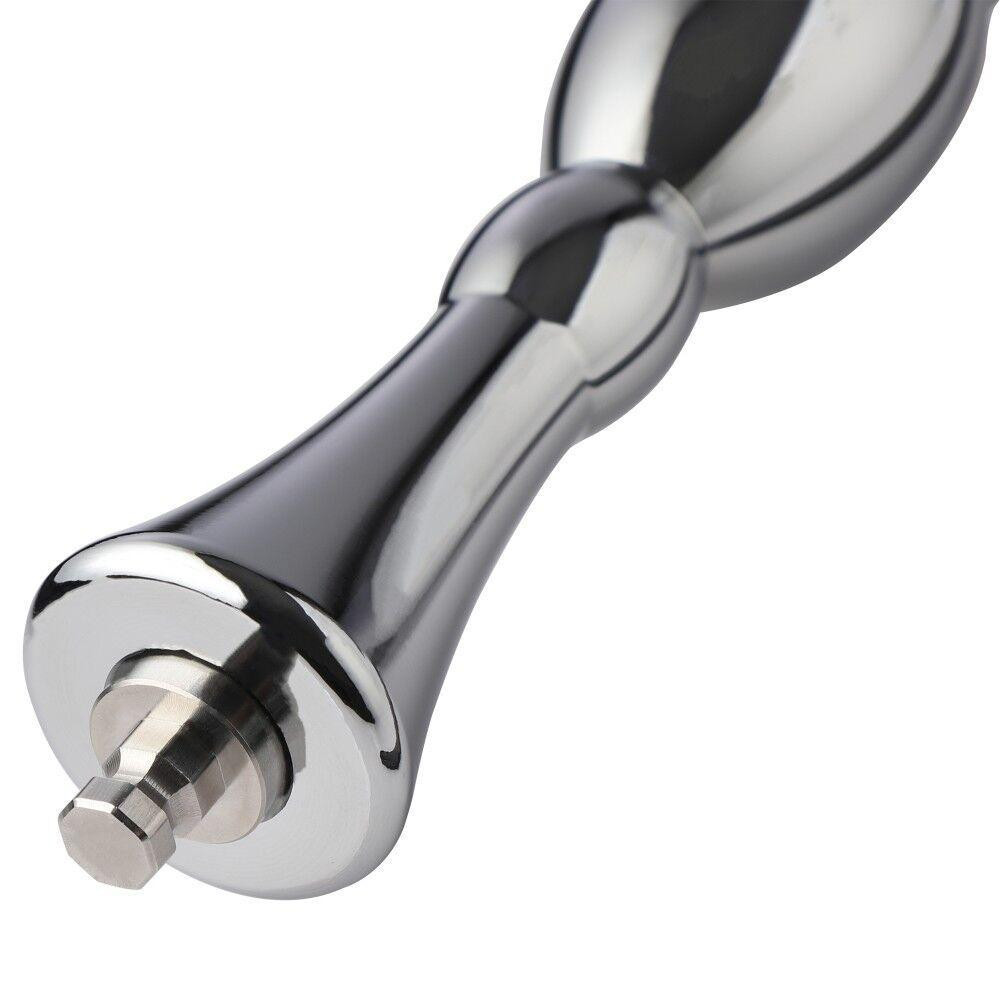 Металевий анальний плаг для секс-машин Hismith Bullet Anal Toy, система KlicLok Sex Aura Київ - фото 5