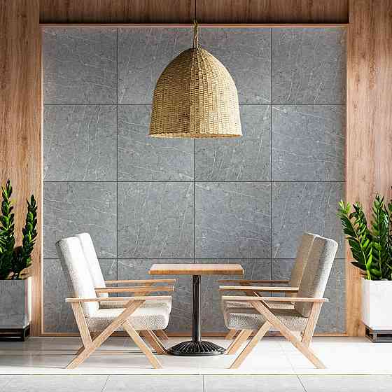 Декоративная ПВХ плита 600х600х3мм Металлик мрамор (S) SW-00001630 Днепр