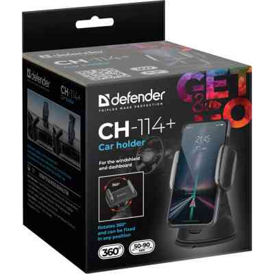 Універсальний автотримач Defender CH-114+ 50-90 мм, на панель (29114) Вінниця