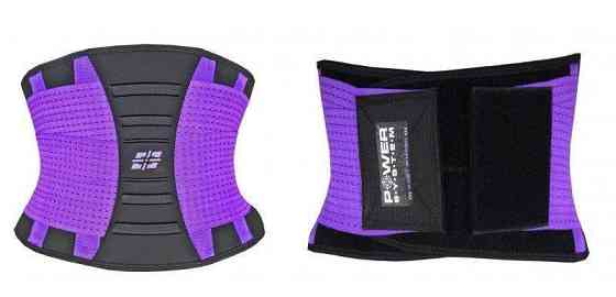 Пояс-корсет  для підтримки спини Power System PS-6031 Waist Shaper Purple L/XL Луцьк