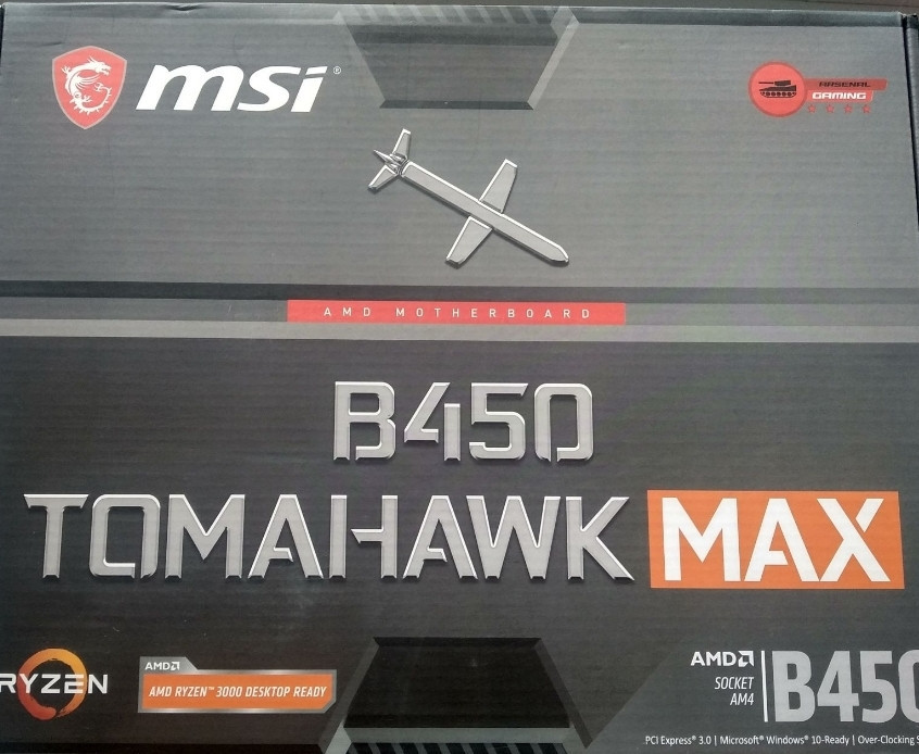 Материнська заплата MSI B450 TOMAHAWK MAX повний комплект Харків - фото 6