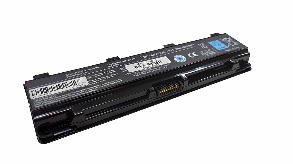 Аккумулятор для ноутбука Toshiba PA5024U Satellite C800 10.8V Black 5200mAh OEM Вінниця - фото 1