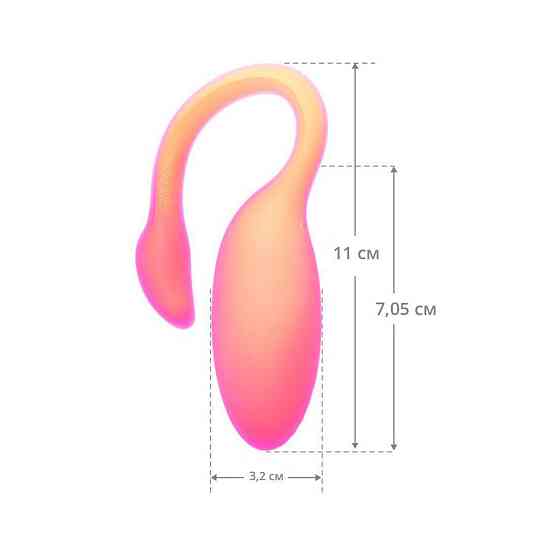 Смарт-віброяйце Magic Motion Flamingo Max Orange зі стимулятором клітора Sex Aura Київ
