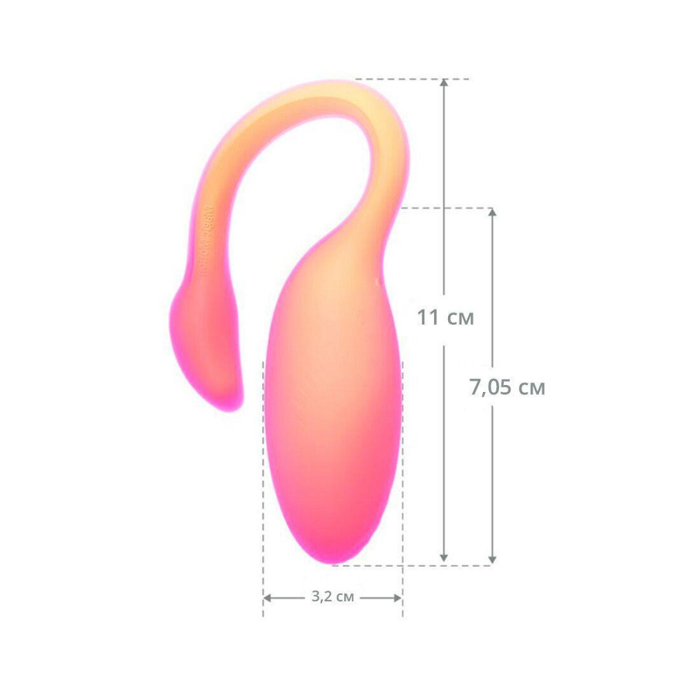 Смарт-віброяйце Magic Motion Flamingo Max Orange зі стимулятором клітора Sex Aura Київ - фото 3