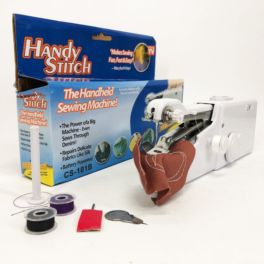 Міні-машинка швейна дитяча, Ручна швейна машинка, Швейні машини з батарейками, Машинка для шиття дитяча UO-70 Івано-Франківськ - фото 9