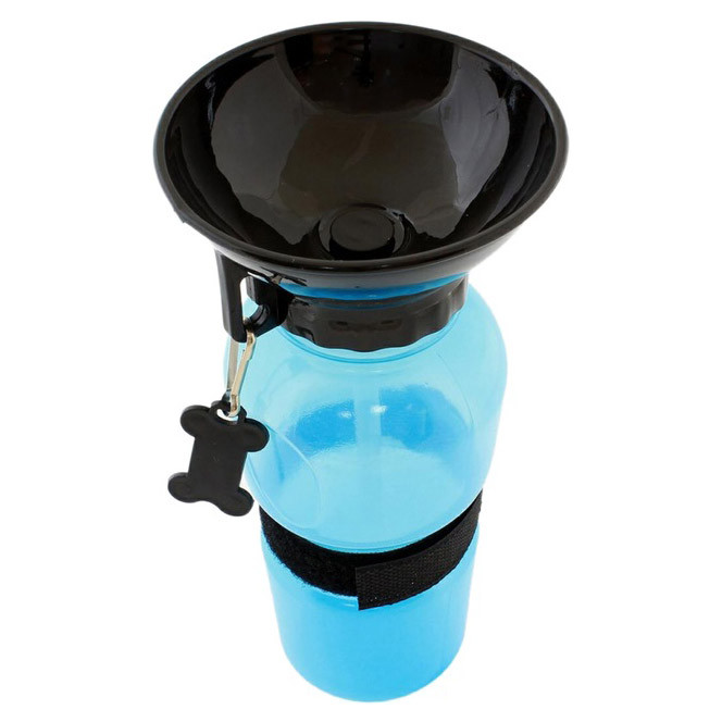 Поїлка для собак дорожня переносна Aqua Dog 537 мл портативна пляшка для великих та дрібних собак FS-97 MA-16 Івано-Франківськ - фото 1