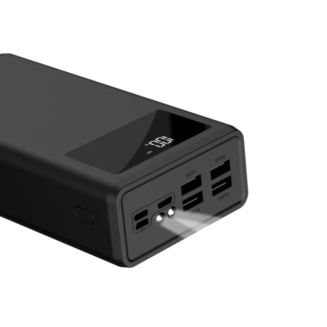 Універсальна мобільна батарея XO PR124 40000 mAh (Black) Вінниця - фото 6