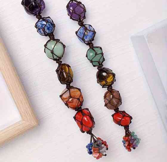 Підвіска-оберіг «7 чакр» з натуральними каменями – талісман енергії Київ