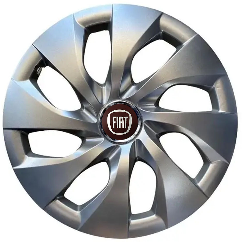 Автомобильные модельные колпаки R16 Fiat 416 4шт, SJS, серебряные Киев - изображение 1