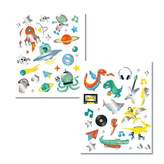 Набір тату-наліпок - Металік Дніпро