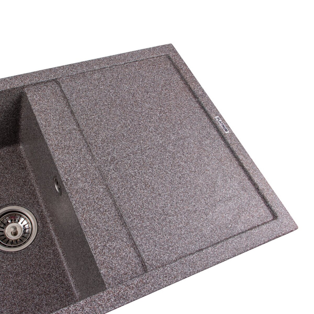 PLATINUM Гранітна мийка для кухні Platinum 7950 Selena матова Мікс Київ - фото 3