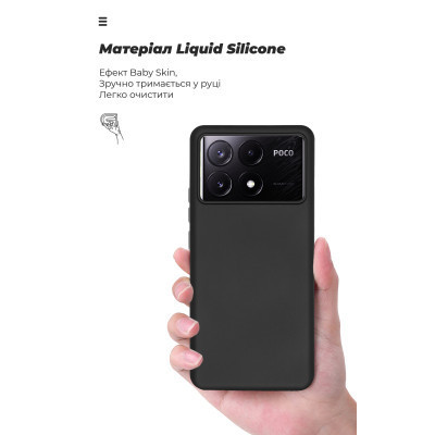 Чехол для мобильного телефона Armorstandart ICON Case Xiaomi Poco X6 Pro 5G Black (ARM73365) Винница - изображение 7