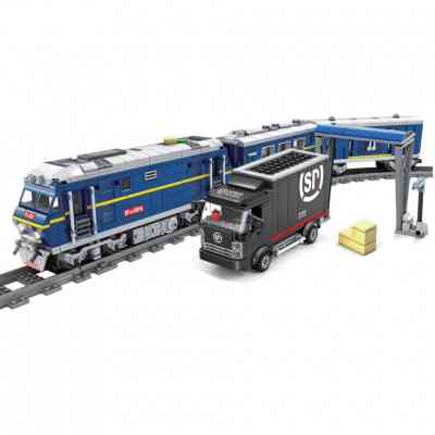 Конструктор ZIPP Toys Потяг DF11 Z з рельсами, синій на радіокеруванні (98220) Вінниця