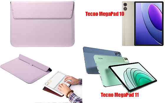 Чехол-конверт VitoCase для Tecno MegaPad 10, MegaPad 11, с функцией подставки для планшета Фиолетовый Киев