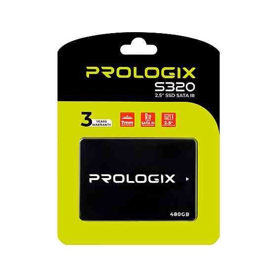 Накопичувач SSD 480GB Prologix S320 2.5" SATAIII TLC (PRO480GS320) 2.5" Харків