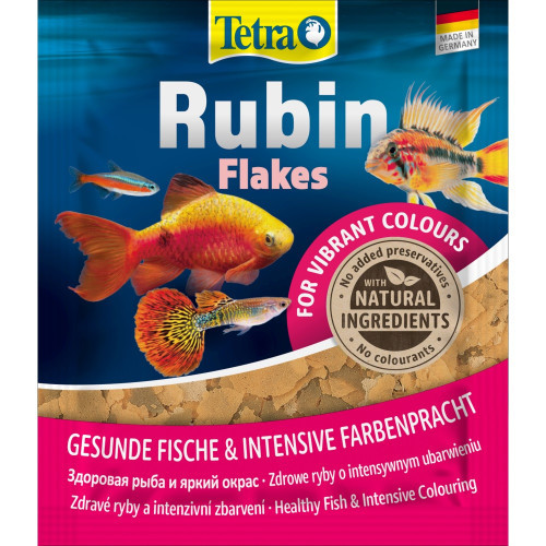 Корм сухий Tetra Rubin Flakes для акваріумних рибок для забарвлення в пластивцях 12 г Київ - фото 2
