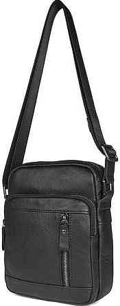 Сумка Vintage 14527 из натуральной кожи Черная Киев