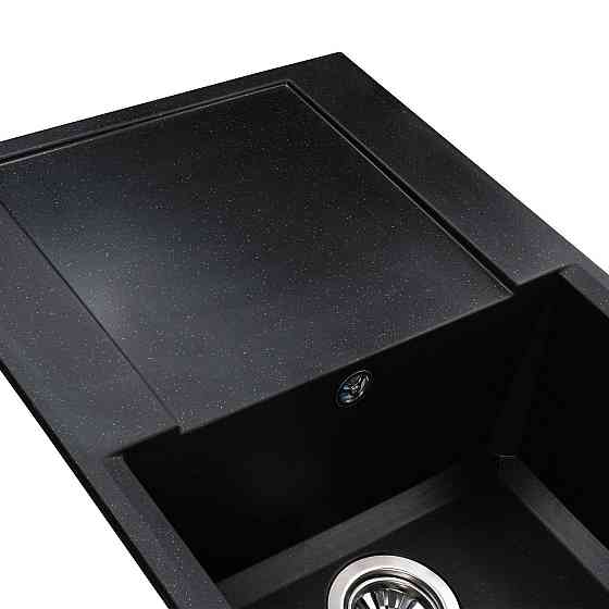 Гранитная мойка Globus Lux KOMO черный 790х500мм-А0002 Киев