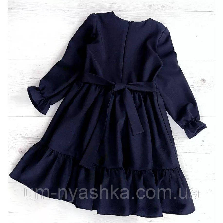 Красивое школьное платье с длинным рукавом 146 Кривой Рог - изображение 3