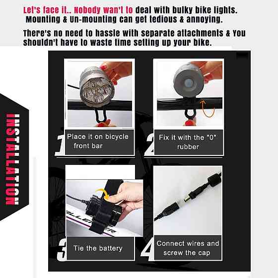 Фонарь для велосипеда Constefire LED 5 Киев