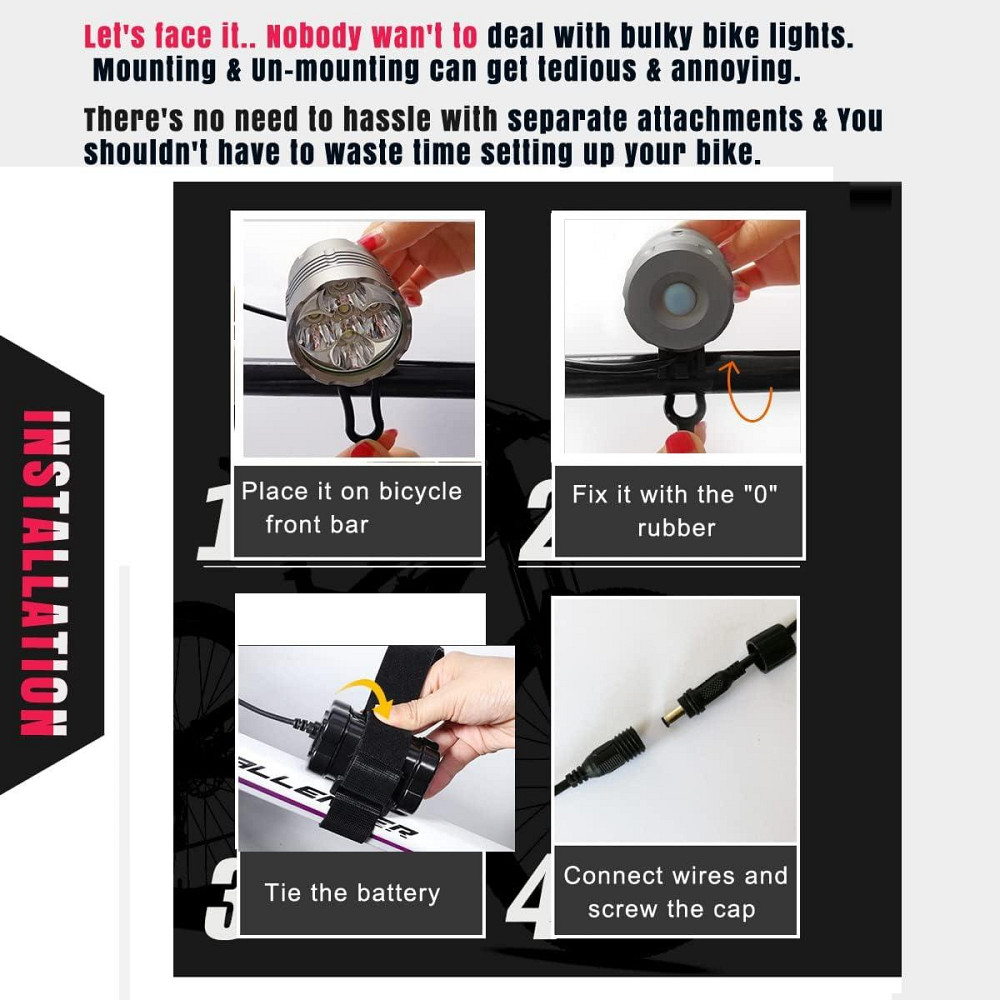 Фонарь для велосипеда Constefire LED 5 Киев - изображение 5