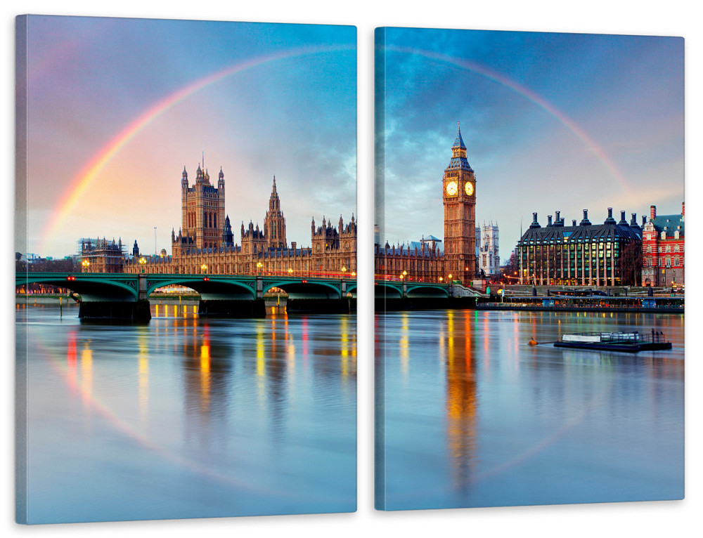 Модульна картина у вітальню/ спальню    Лондон      TLV-2_123 Київ - фото 1