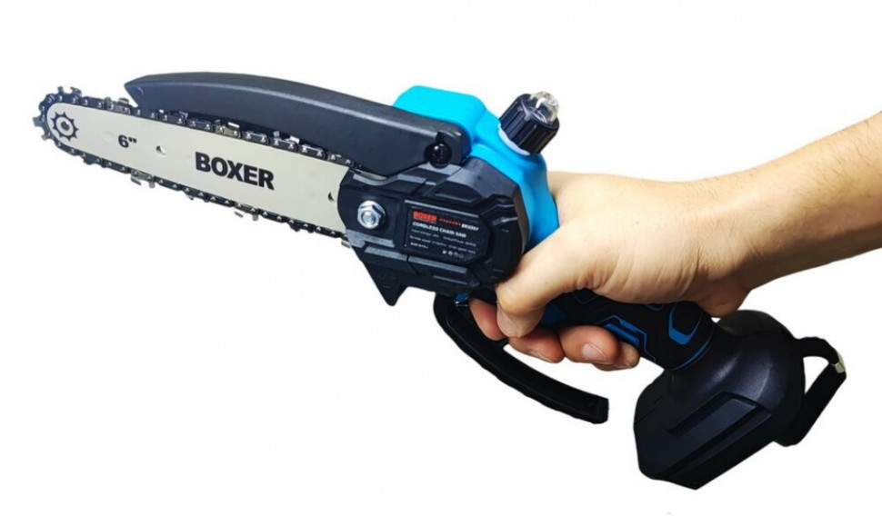Акумуляторна ланцюгова пила BX-3307 24В: 18 см шина, автозмащення, 2 ланцюги та 2 АКБ у кейсі Одеса - фото 6