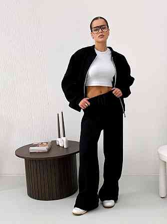 Костюм на флисе женский Черный 48/52 Харьков