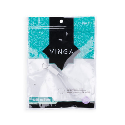Дата кабель USB 2.0 AM to Lightning 0.215m Vinga (USBAMLightning-0.215) Вінниця - фото 5