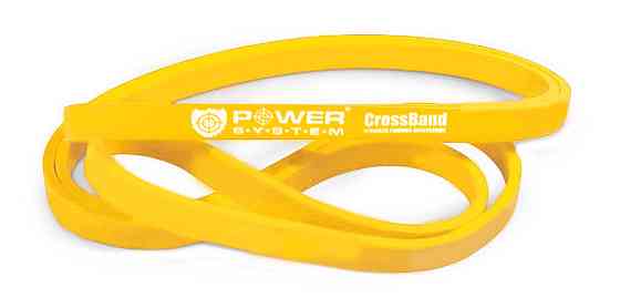 Еспандер-петля (гумка для фітнесу і кроссфіту) Power System PS-4051 CrossFit Level 1 Yellow (опір 4-25 кг) Луцк