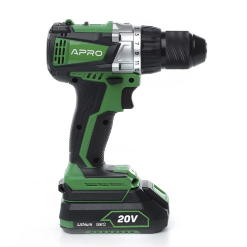 Дриль-шуруповерт безщітковий 20W 2A 2 АКБ/ЗП/+кейс 20DB APRO Житомир - фото 8