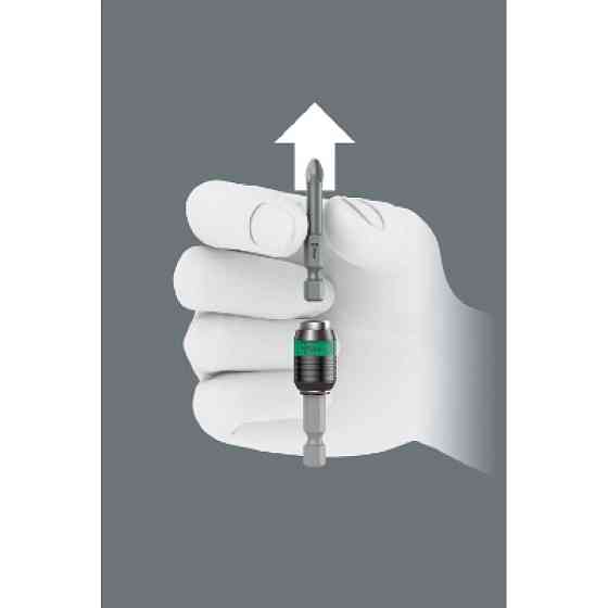 Тримач для швидкої зміни біт і свердел із фіксатором Wera Rapidaptor 887/4 RR 05052490001 Одеса